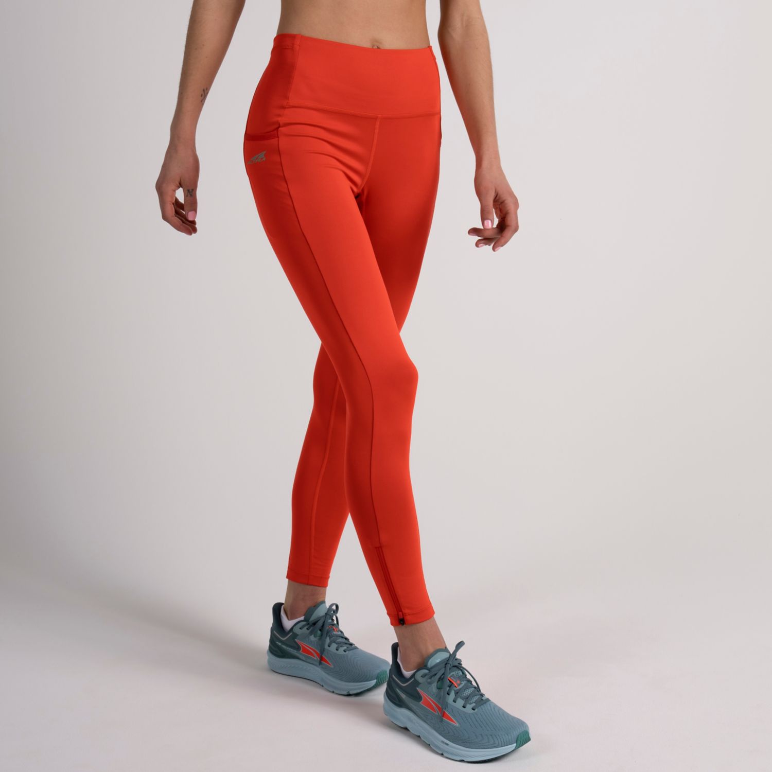 Altra Core Crop Løbetights Dame Rød | Danmark-40136259