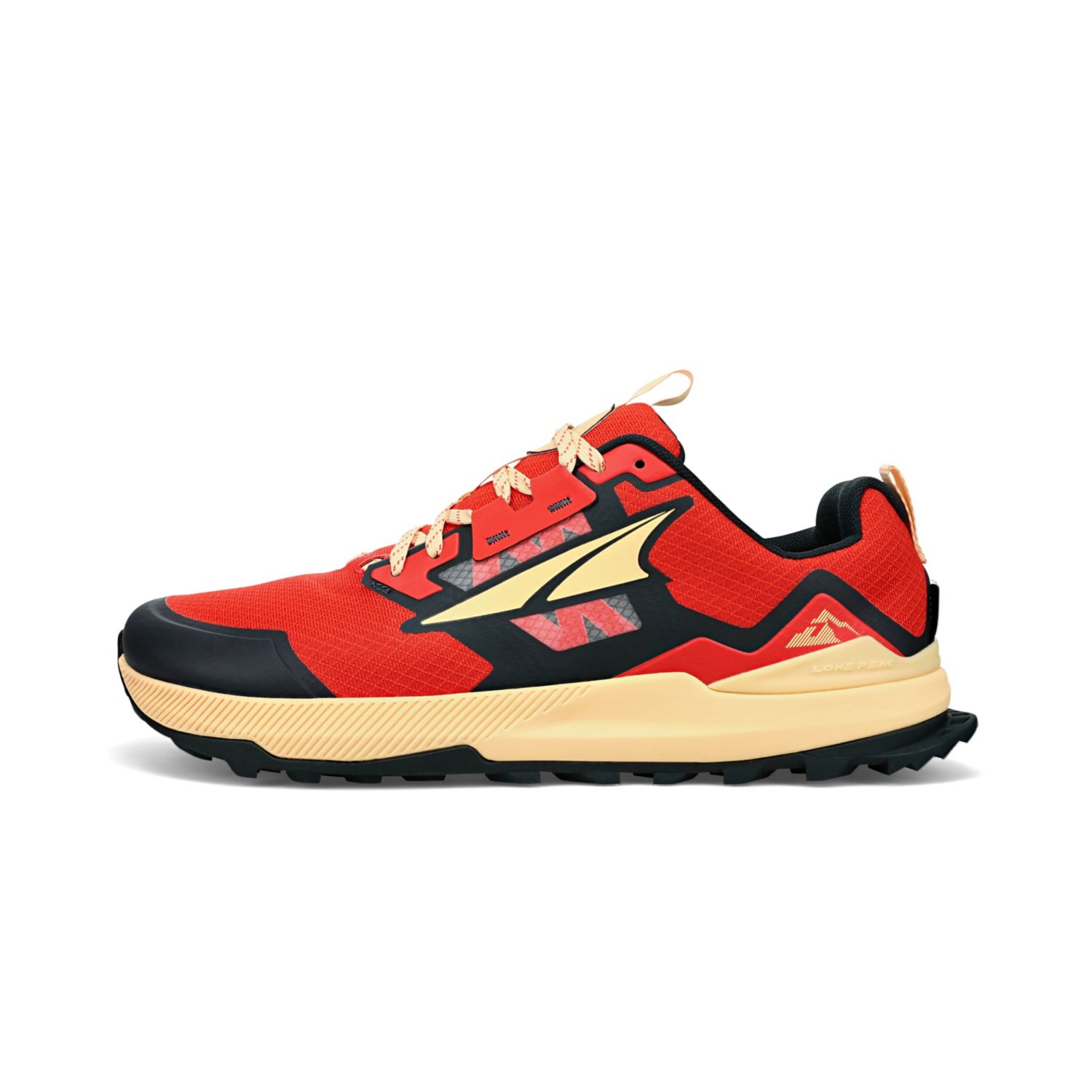 Altra Lone Peak 7 Trail Løbesko Herre Rød Orange | Danmark-86542179