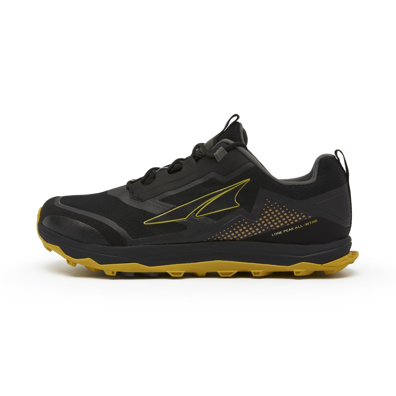 Altra Lone Peak All-wthr Low Trail Løbesko Herre Sort Gul | Danmark-36147589