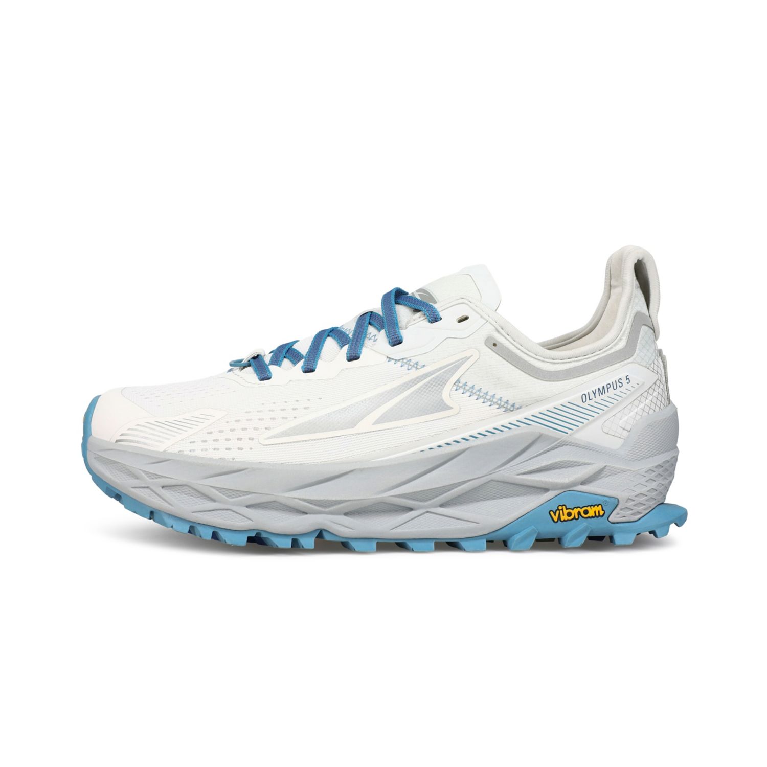 Altra Olympus 5 Trail Løbesko Dame Hvide Blå | Danmark-79416539