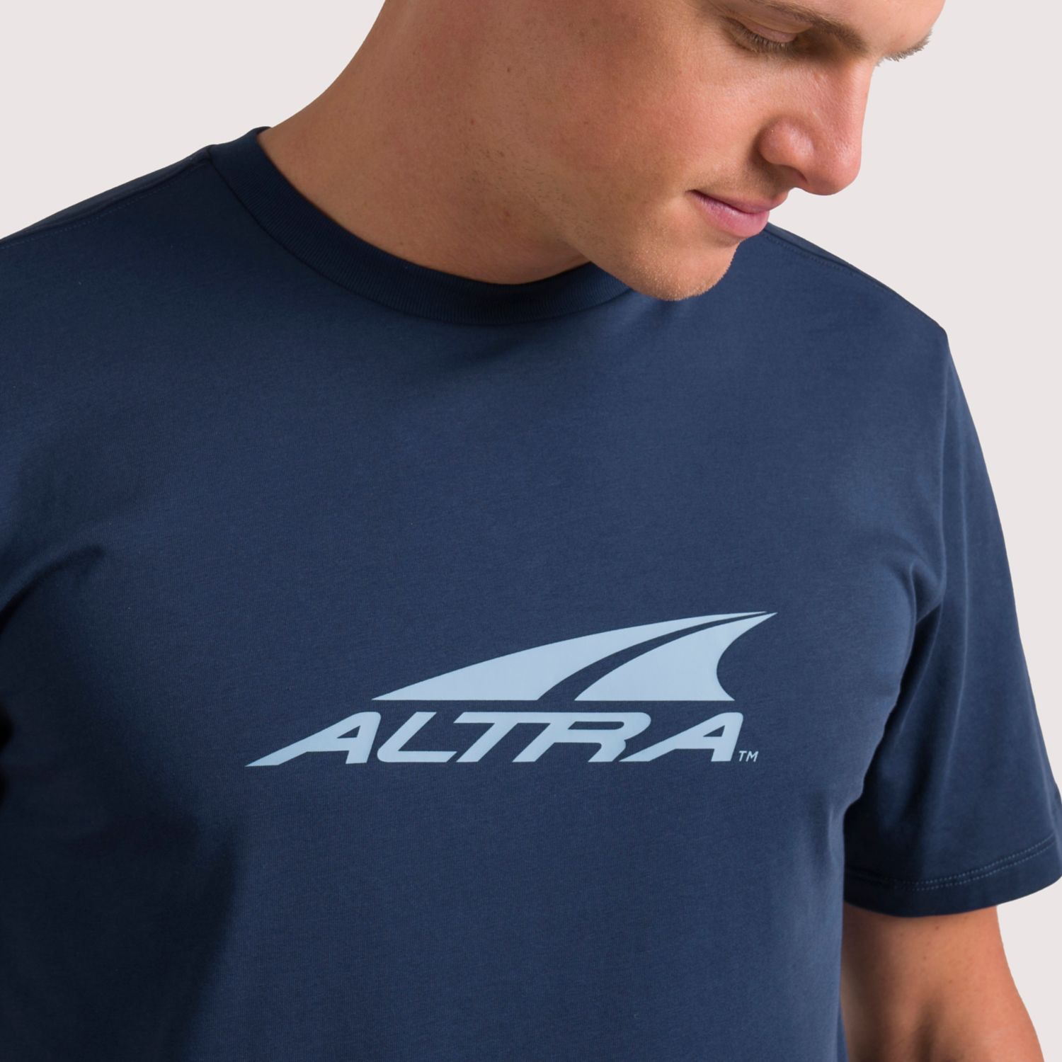 Altra Everyday Recycled T Shirts Herre Blå | Danmark-61920379