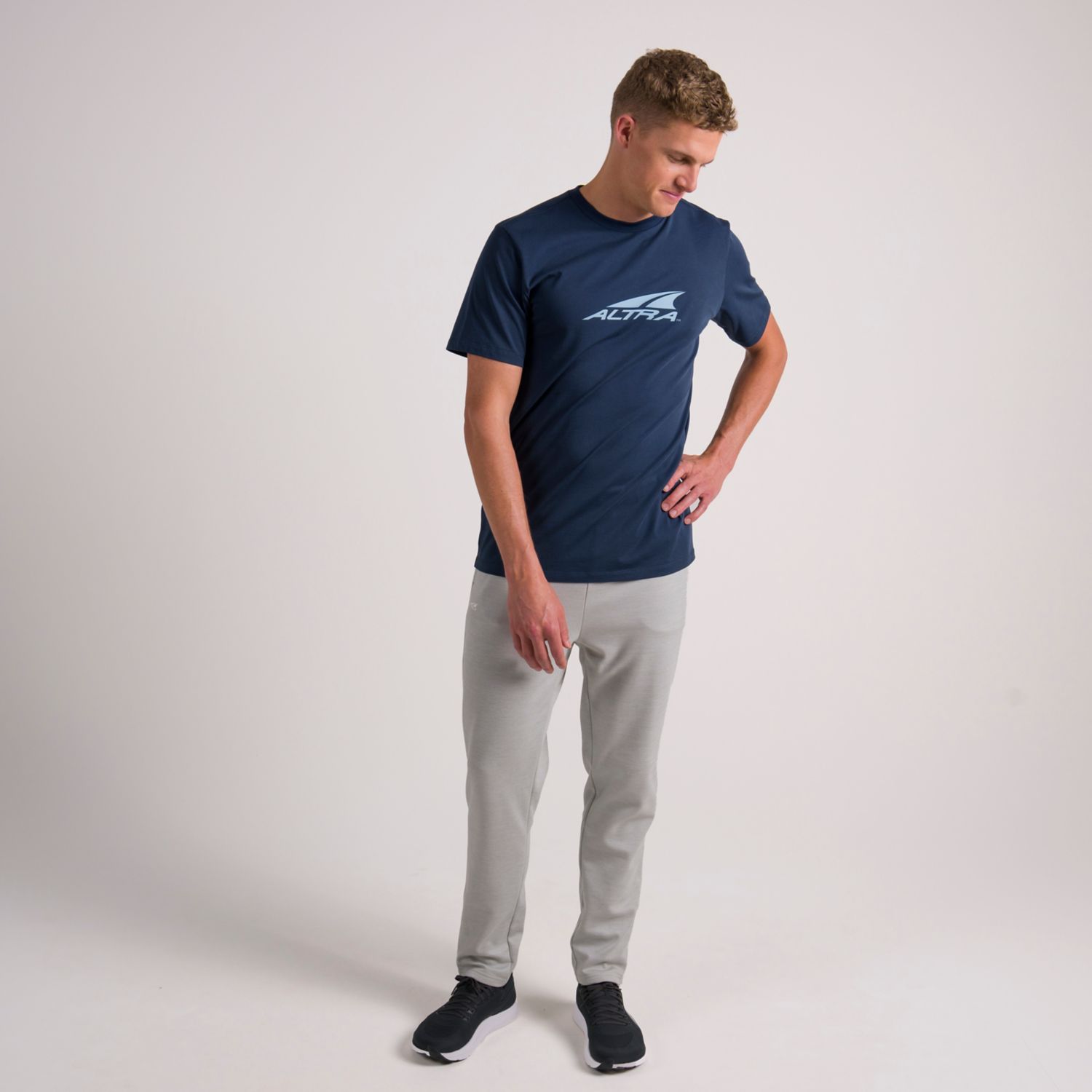 Altra Everyday Recycled T Shirts Herre Blå | Danmark-61920379