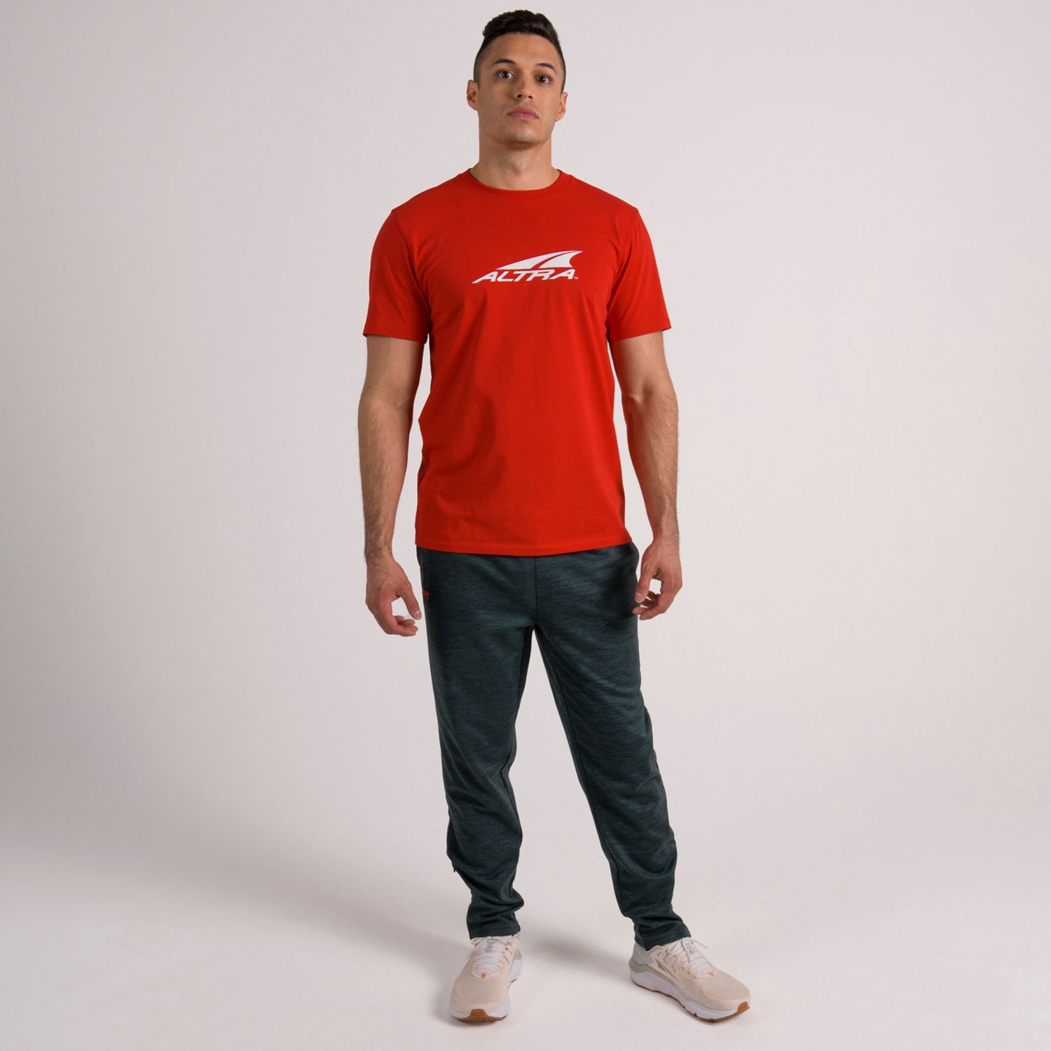 Altra Everyday Recycled T Shirts Herre Rød | Danmark-76509139