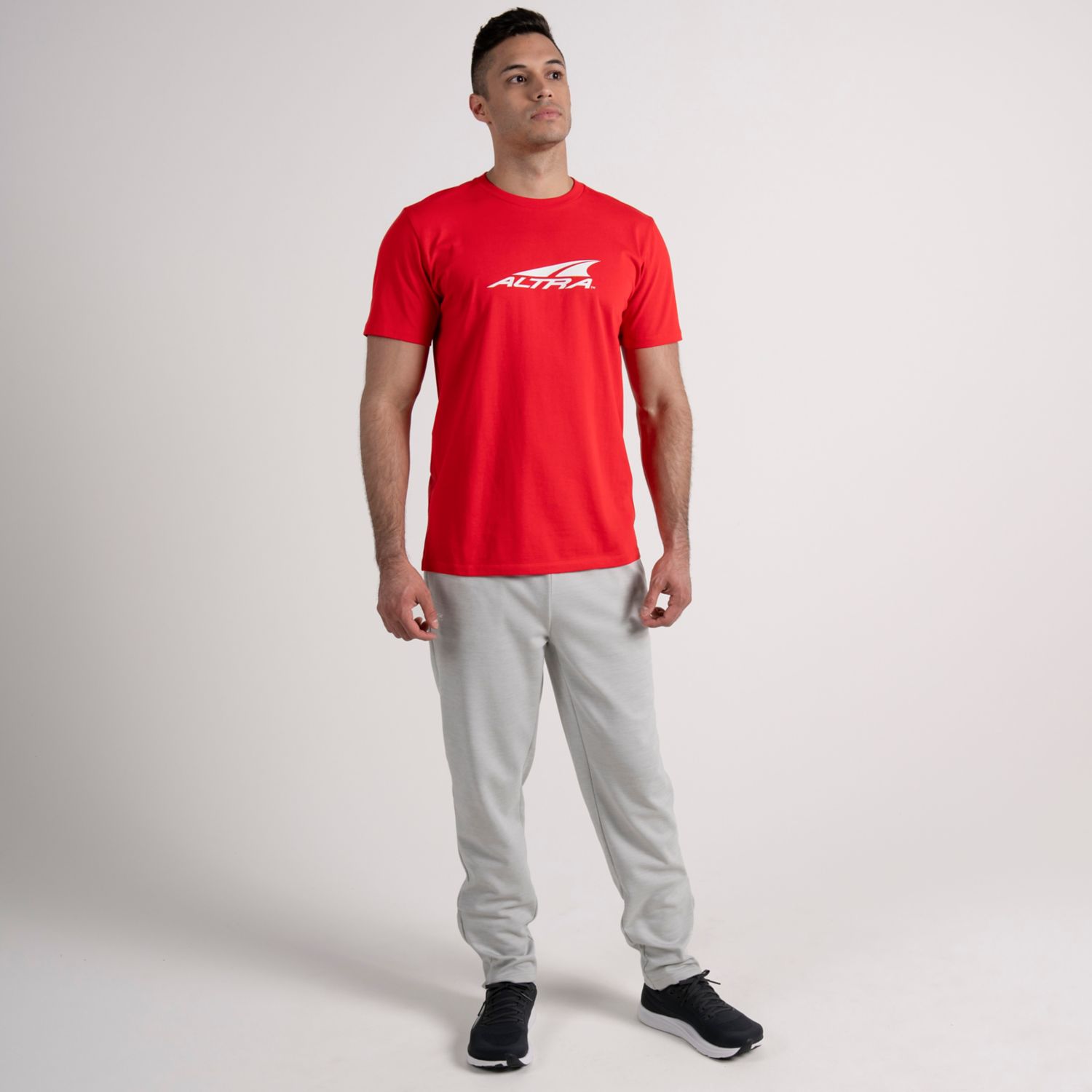 Altra Everyday Recycled T Shirts Herre Rød | Danmark-76509139