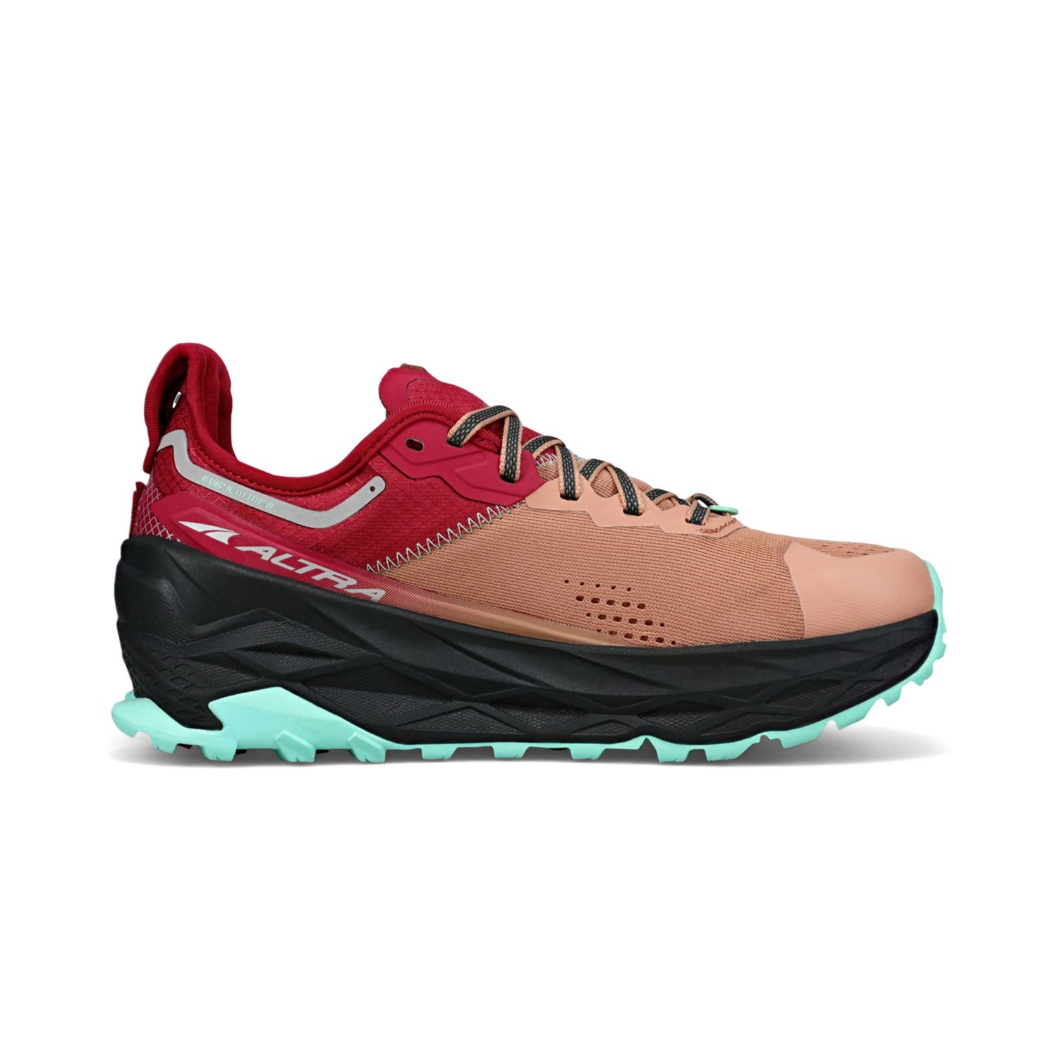 Altra Olympus 5 Trail Løbesko Dame Brune Rød | Danmark-46513879