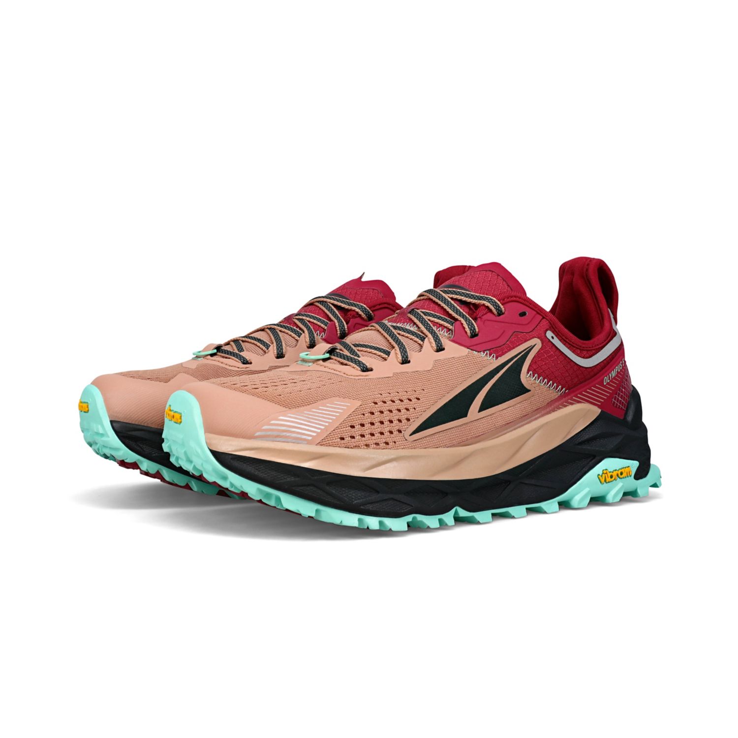 Altra Olympus 5 Trail Løbesko Dame Brune Rød | Danmark-46513879