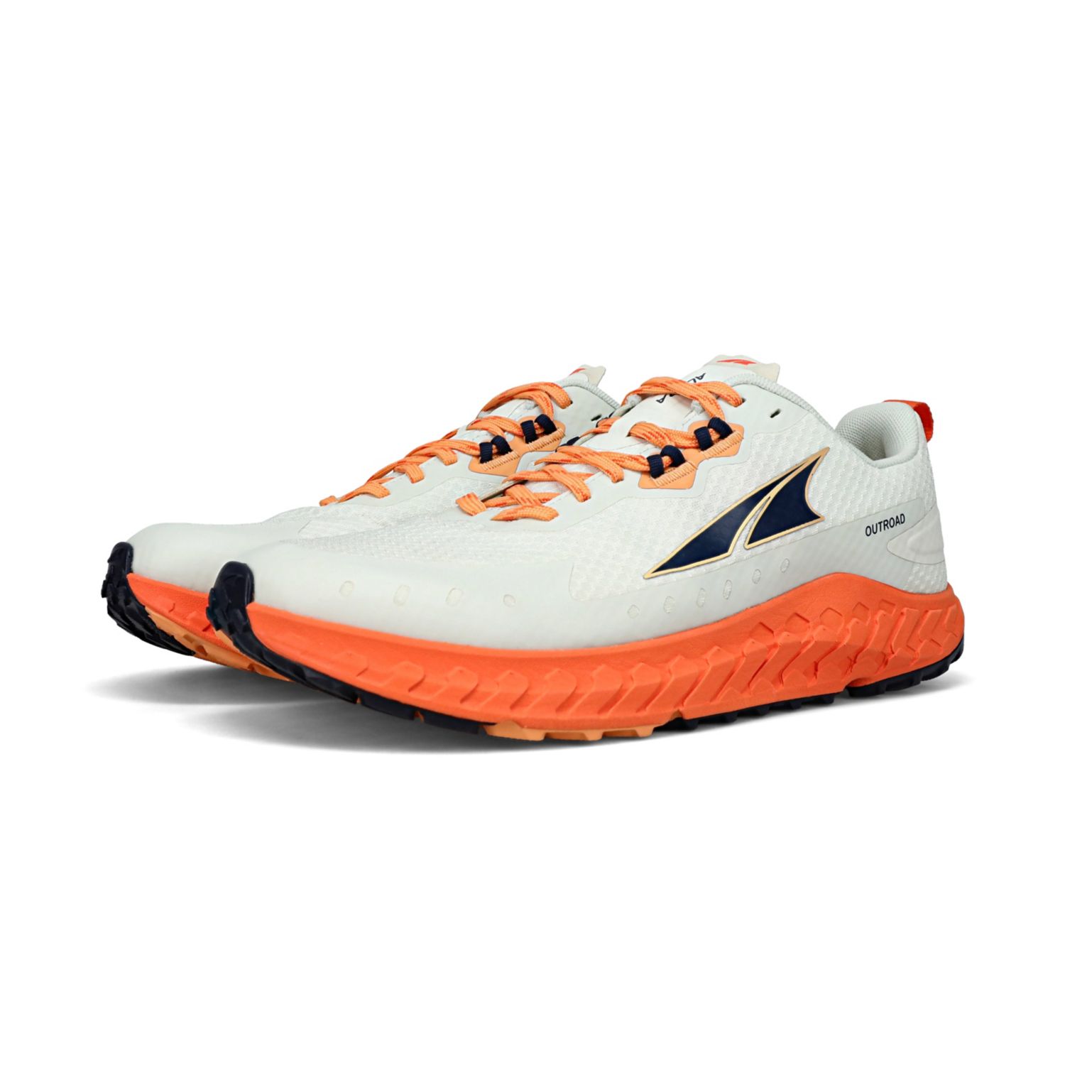 Altra Outroad Trail Løbesko Herre Hvide Orange | Danmark-16023979